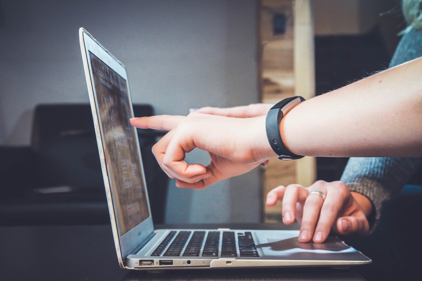 Employer reviewing staffing candidates